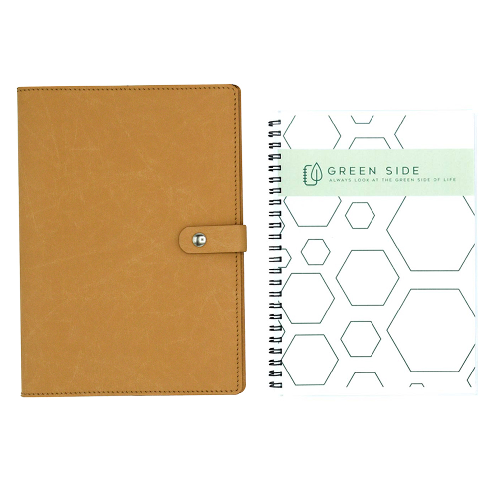 Notebook school paper with cover